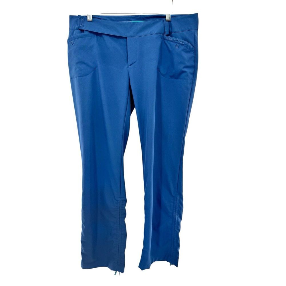 Under Armour Pants Womens 12 Blue Performance Straight Leg 37X32 Golf‎ Outdoor